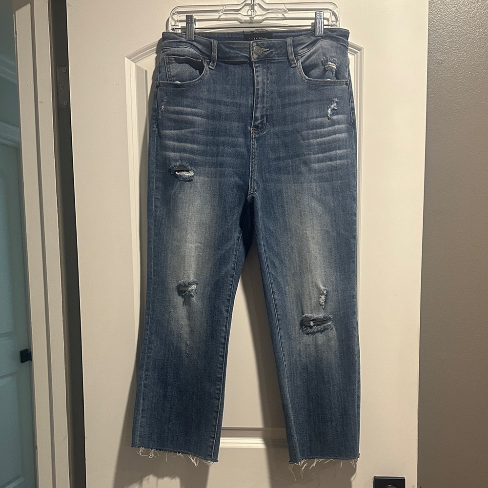 Risen Distressed Blue Women's Jeans